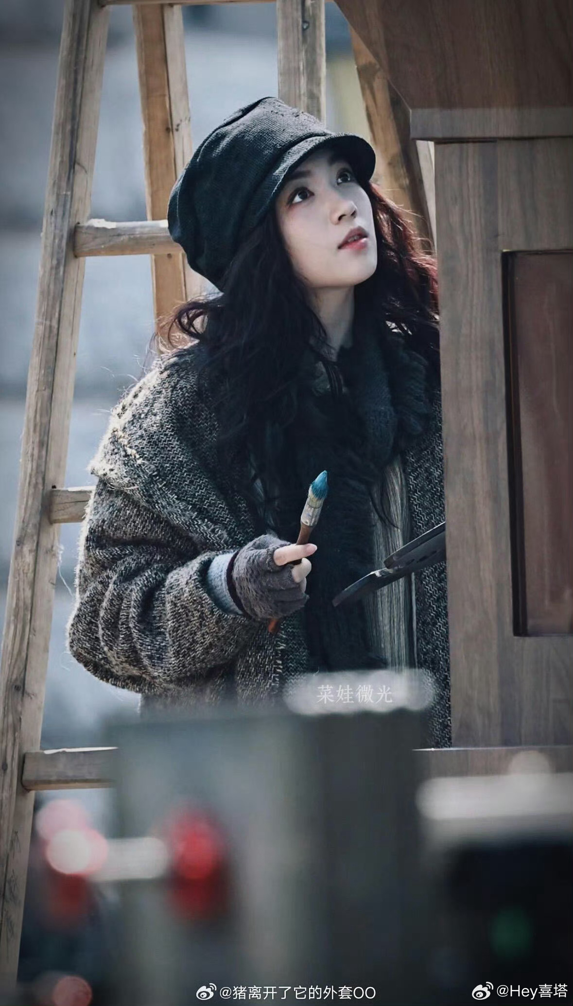 代露娃好美啊这组路透图，她真的是漫画脸，一双大眼睛太灵了 