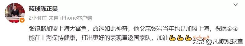 不说不知道，原来张镇麟的父亲张岩当年在辽宁男篮时也是因为不受重视选择退役参军，但