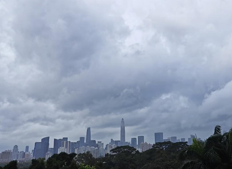 深圳今天停课一天，台风塔巴果然给深圳的师生带来一天假期。有学生在群里说，这个台风