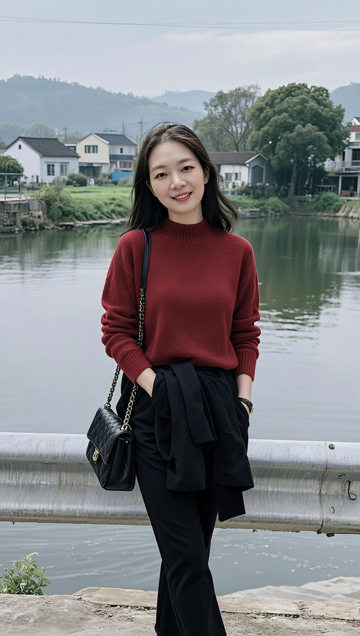 AI田园生活照 今日分享 甜系女孩 治愈系  这个冬天不怕冷