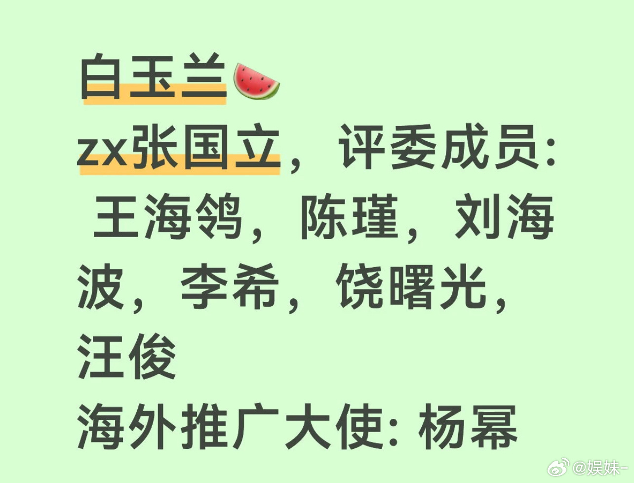 每年白玉兰预测往往呼声最高的反而得不了 