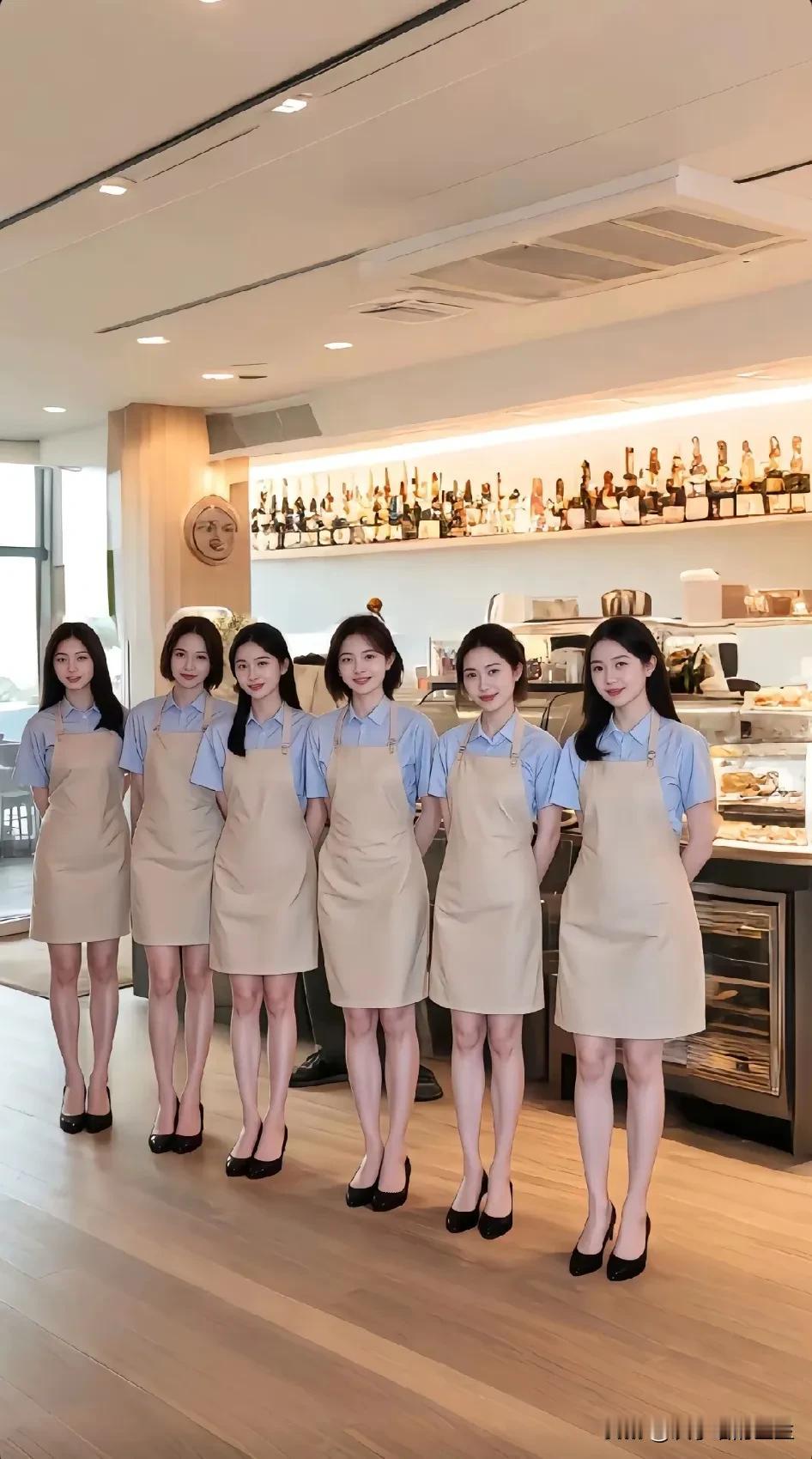 他们都是按照空姐的标准来招店员的吗？[害羞]