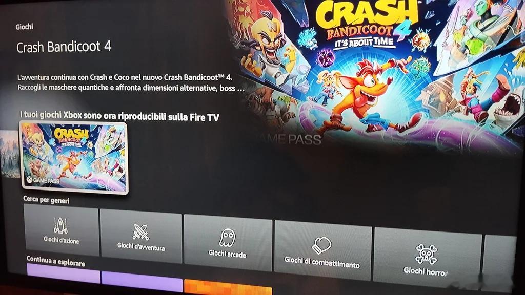 Xbox  有玩家发帖称自己的Firestick上赫然出现了古惑狼4的广告，似乎