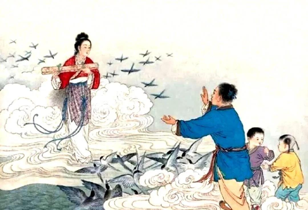 
上联：乘逢七夕求想娶，
下联：爱意浓浓盼相守。