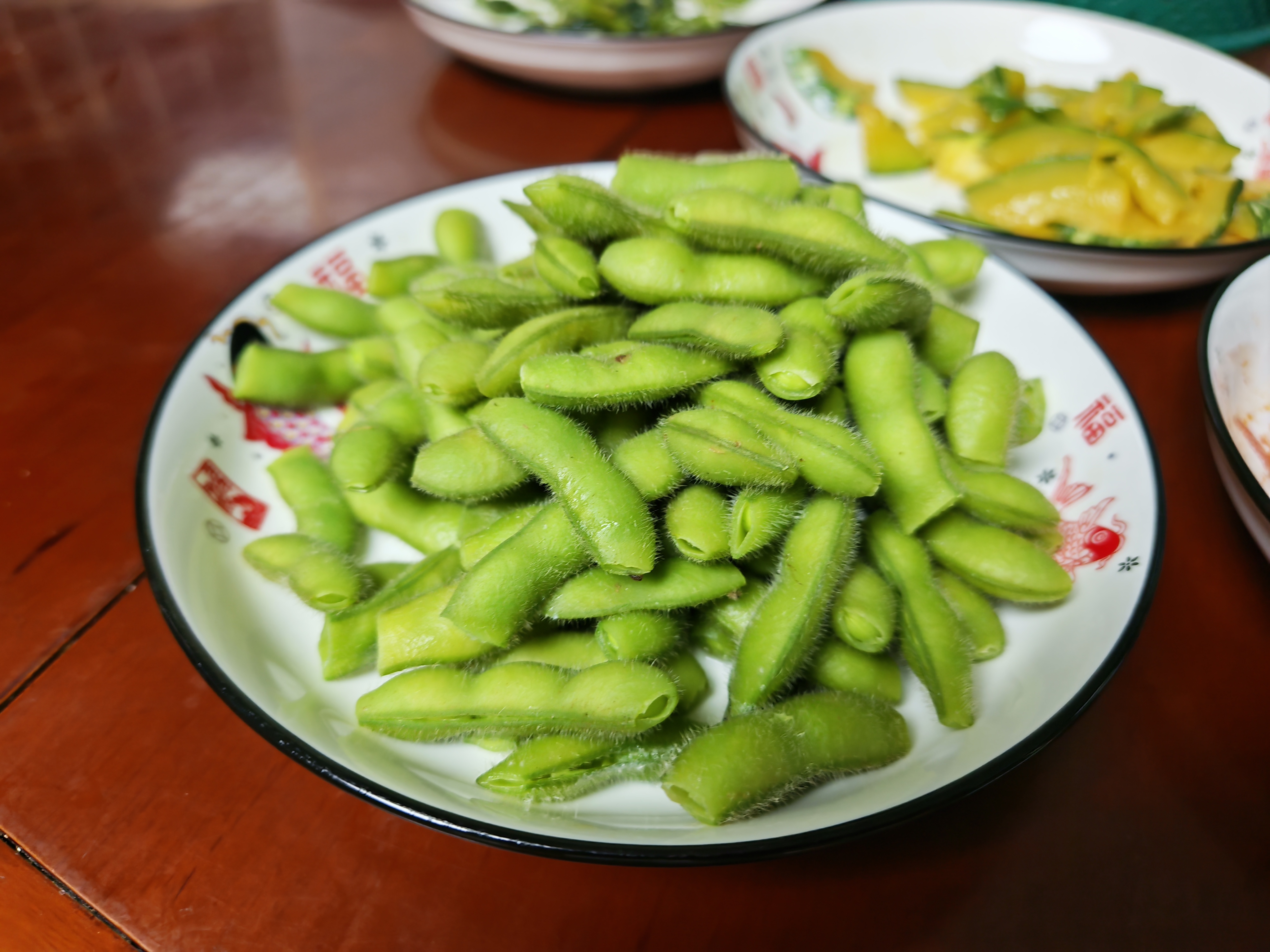 盐水毛豆真好吃