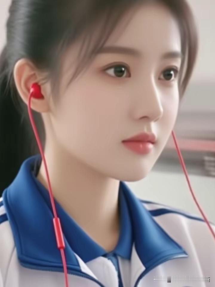 她好美啊，清水出芙蓉，天然去雕饰，比很多女明星颜值都要高。

从小就是美人胚子，