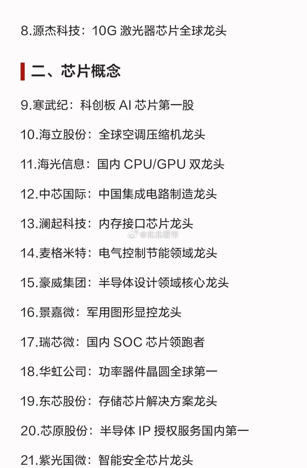 还在到处找科技龙头？这份A股科技股100强名单，一次性整理好了！一共18大赛道，