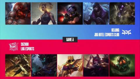  【JDG vs LNG】第三局

MVP：LNG.Zika（雷克顿）

LNG