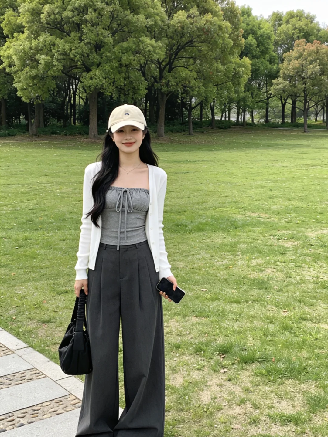 春天穿灰色也好好看！！