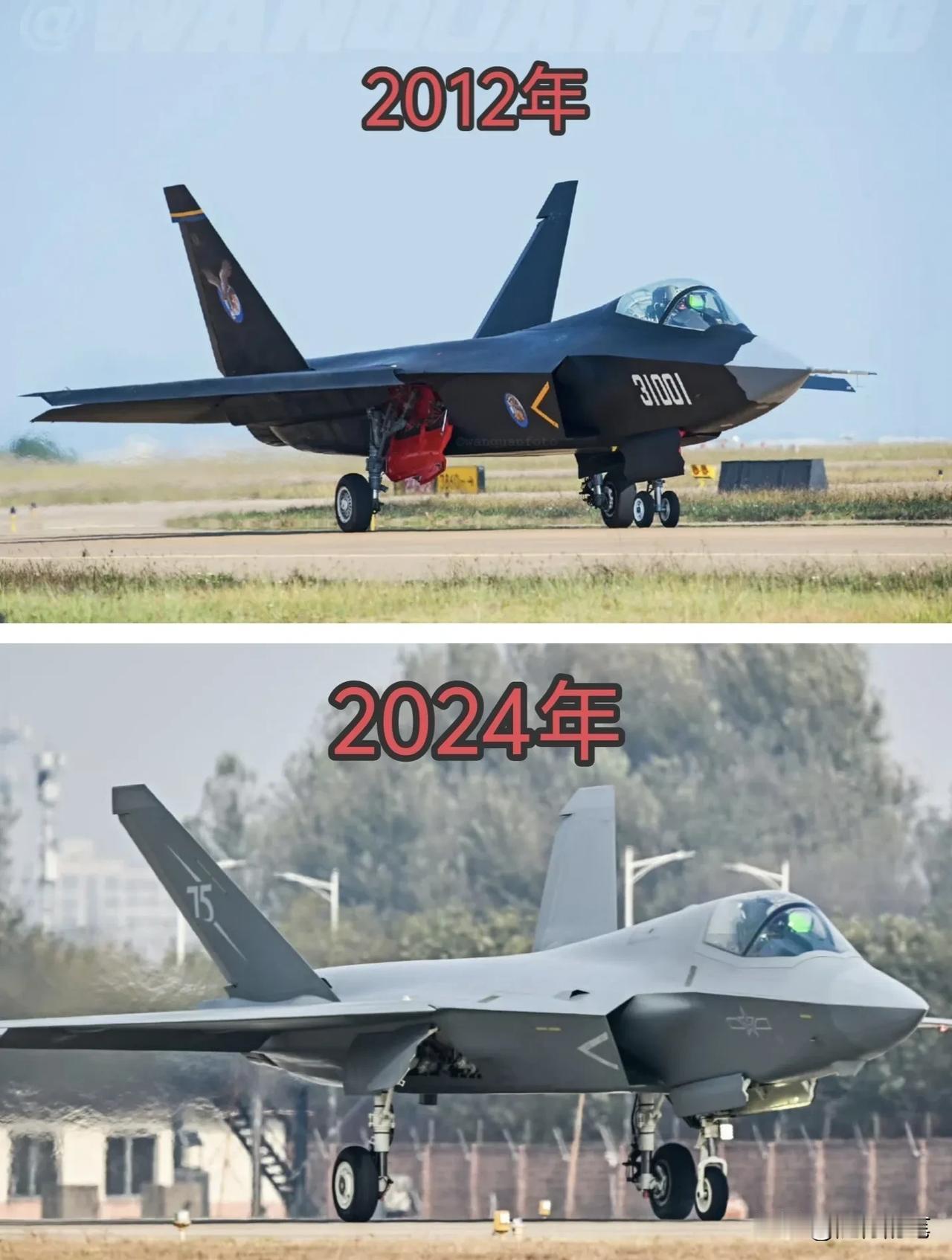 好看多了，颜值就是战力，从鹘鹰变龙，从2012年到2024年，从编号31001到
