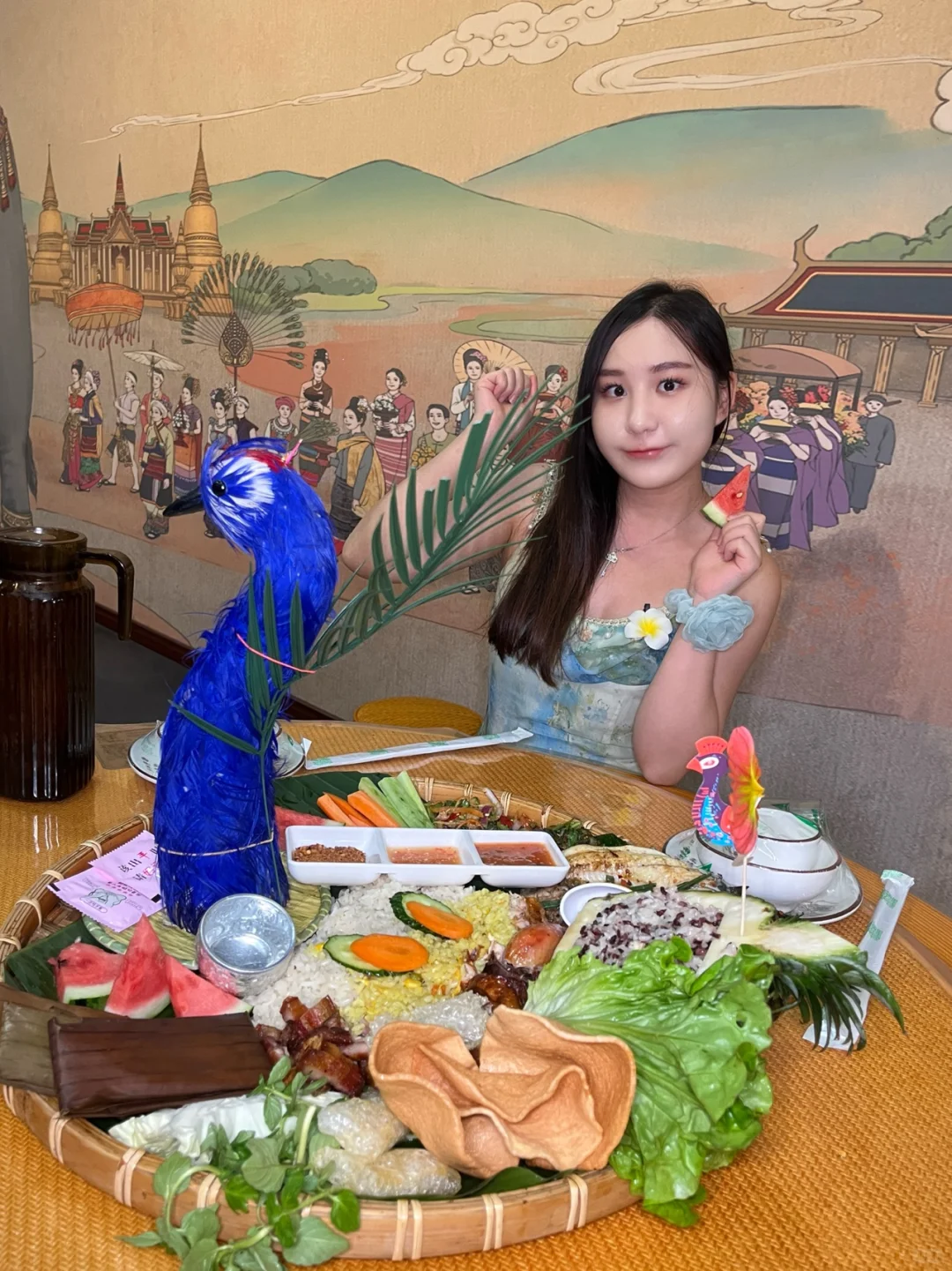吃完就开始怀念的孔雀宴 傣族感染力这么