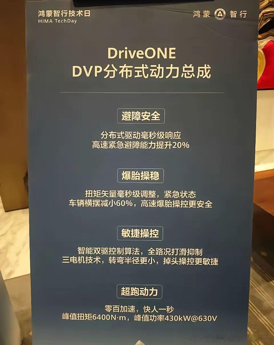 华为DriveONE技术也是越来越牛逼了，不仅可以实现更小的转弯半径，更快的操控