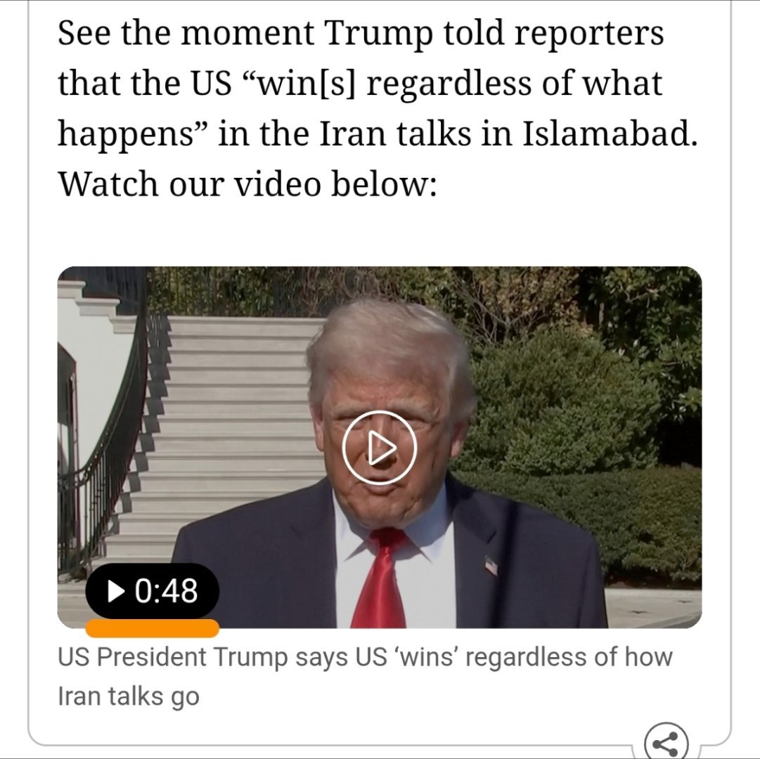 特朗普称不在意美伊能否达成协议特朗普讲了两句话值得关注：¹ 不管谈判结果如何，美