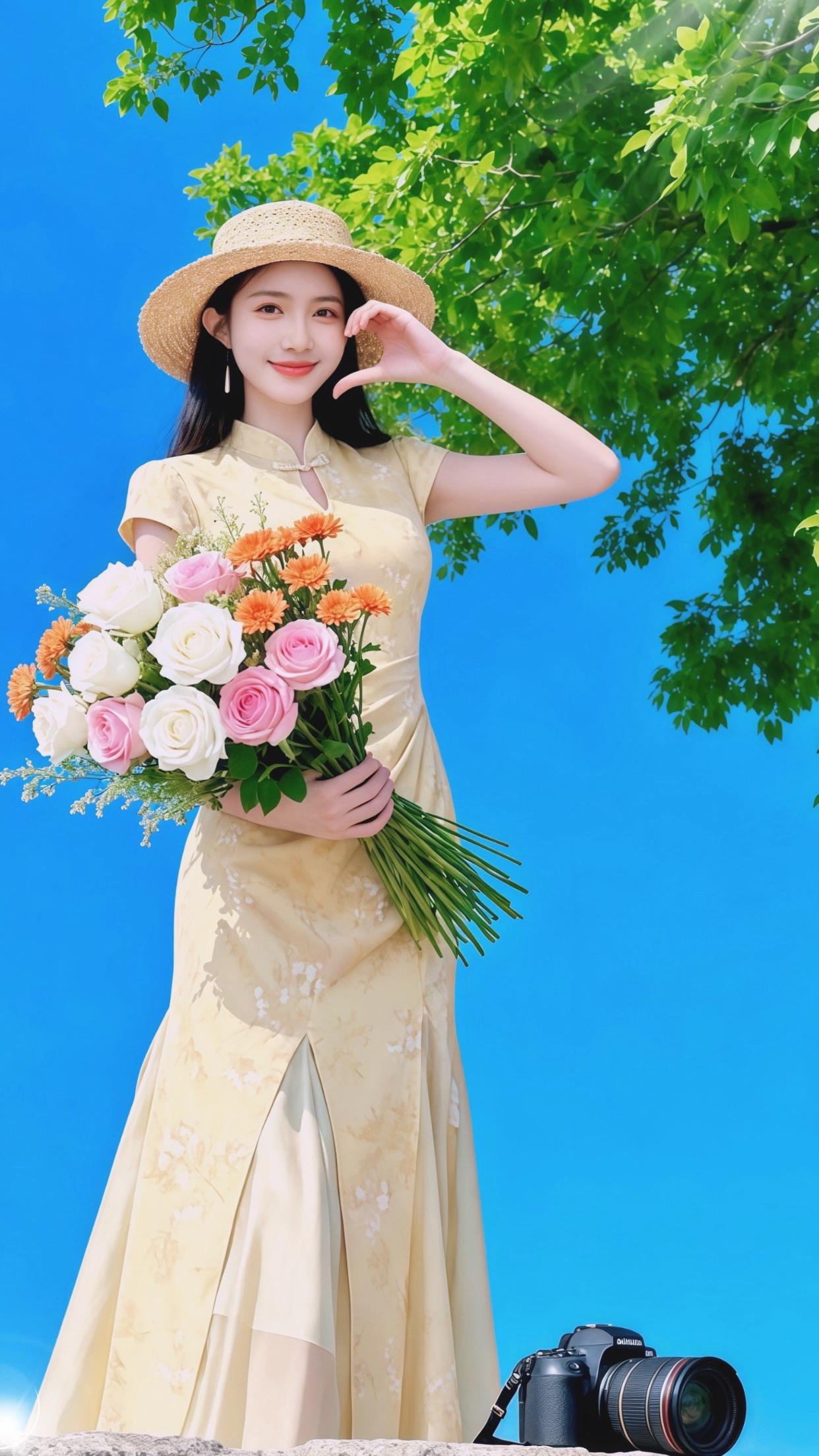 超出片的度假风穿搭 每日搭配分享👗时尚穿搭 五一出游穿搭 鱼尾裙 新中式
