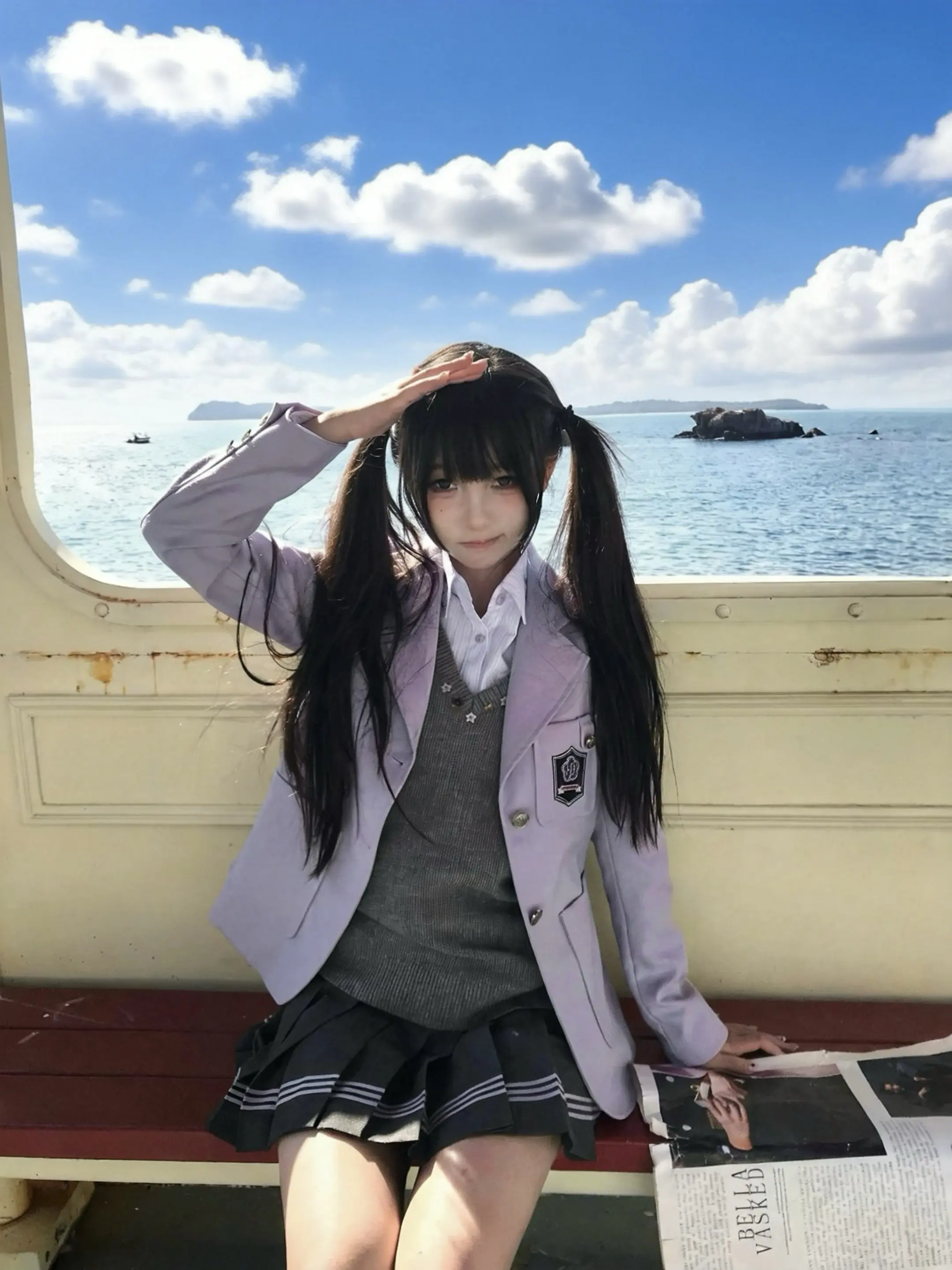 靠近我就是晴天。
