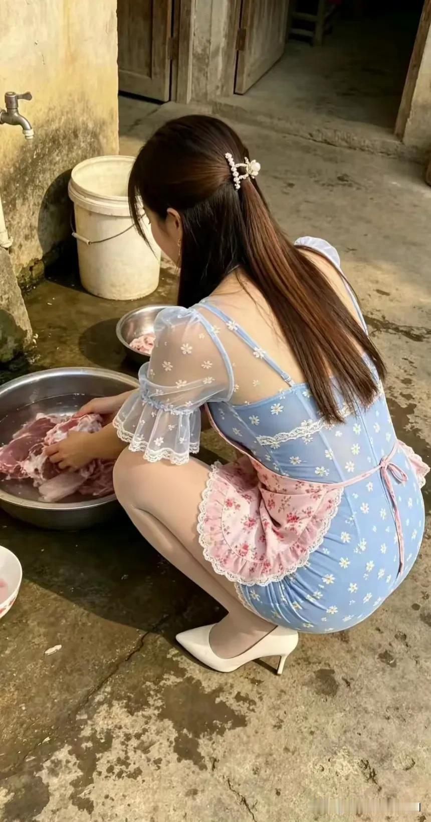 我敢打赌，她一定是个上得厅堂、下得厨房的好女人！