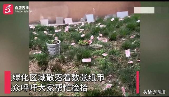 重庆小区高空撒现金！真金白银从高楼往下飘，这操作谁看了不懵圈？
 
好好的钱往楼