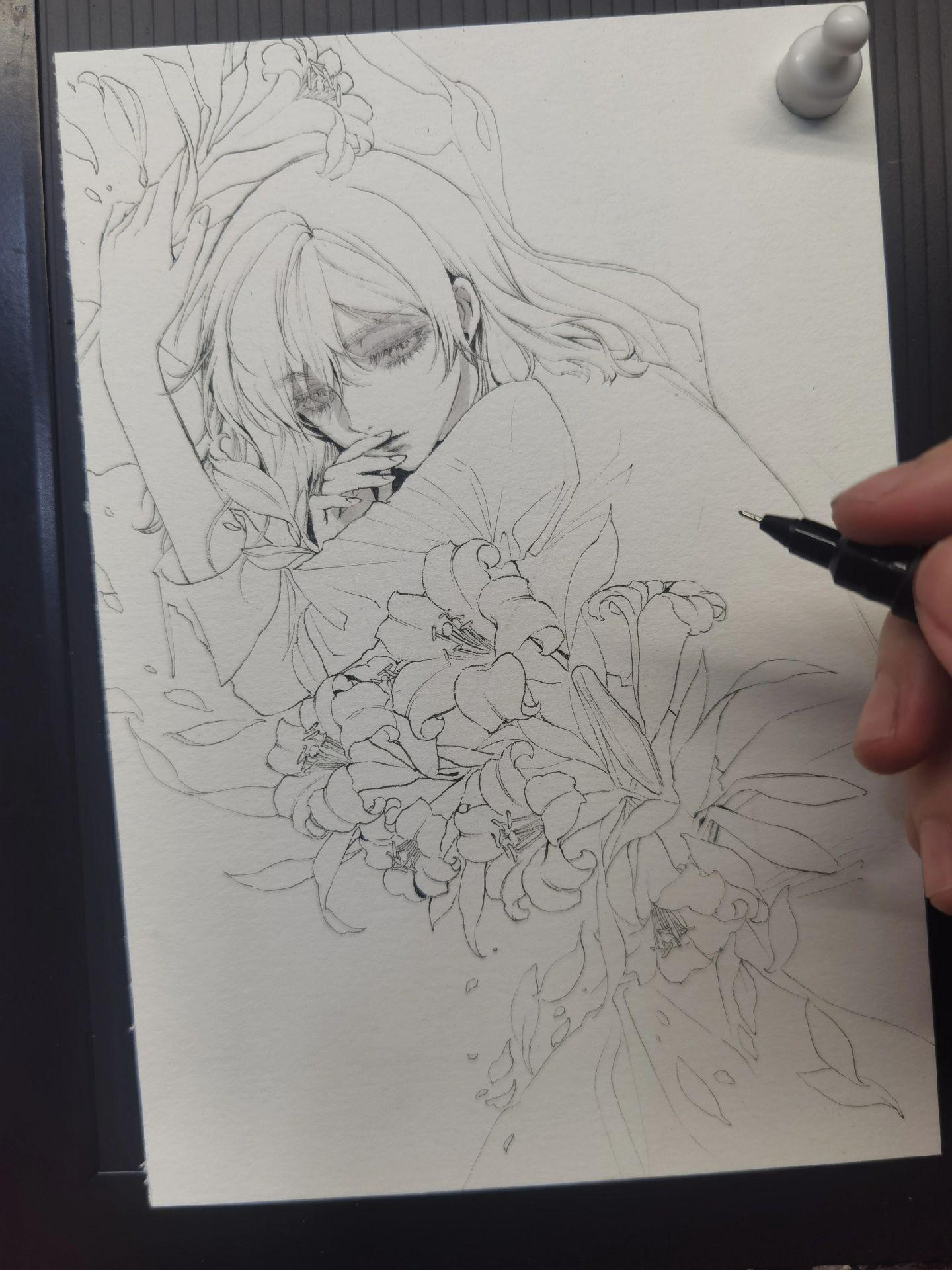 绘画🎨 手绘 画画 手绘过程  日常摸鱼