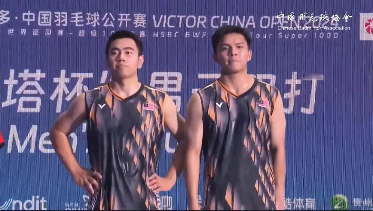 #中国赛任何组合男双亚军#
2024年中国羽毛球公开赛
男双冠军🏆：吴世飞/伊