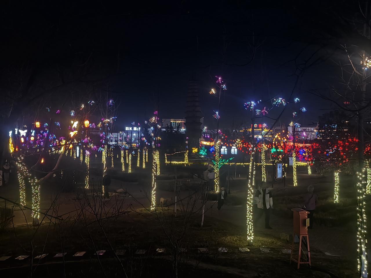 灯初亮，夜未央。马年到，喜洋洋。忧归零，心要成。从头越，美如画。[送自己一朵花]