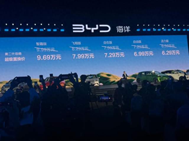 6.59万起！第二代比亚迪海鸥尺寸增大，闪充和激光雷达安排上了？
