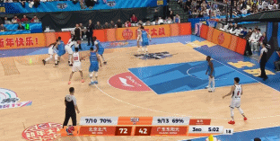 好球，陈家政，这种比赛情况就该大胆出手，反正也这样了，你们就当是超长潜力赛吧。北