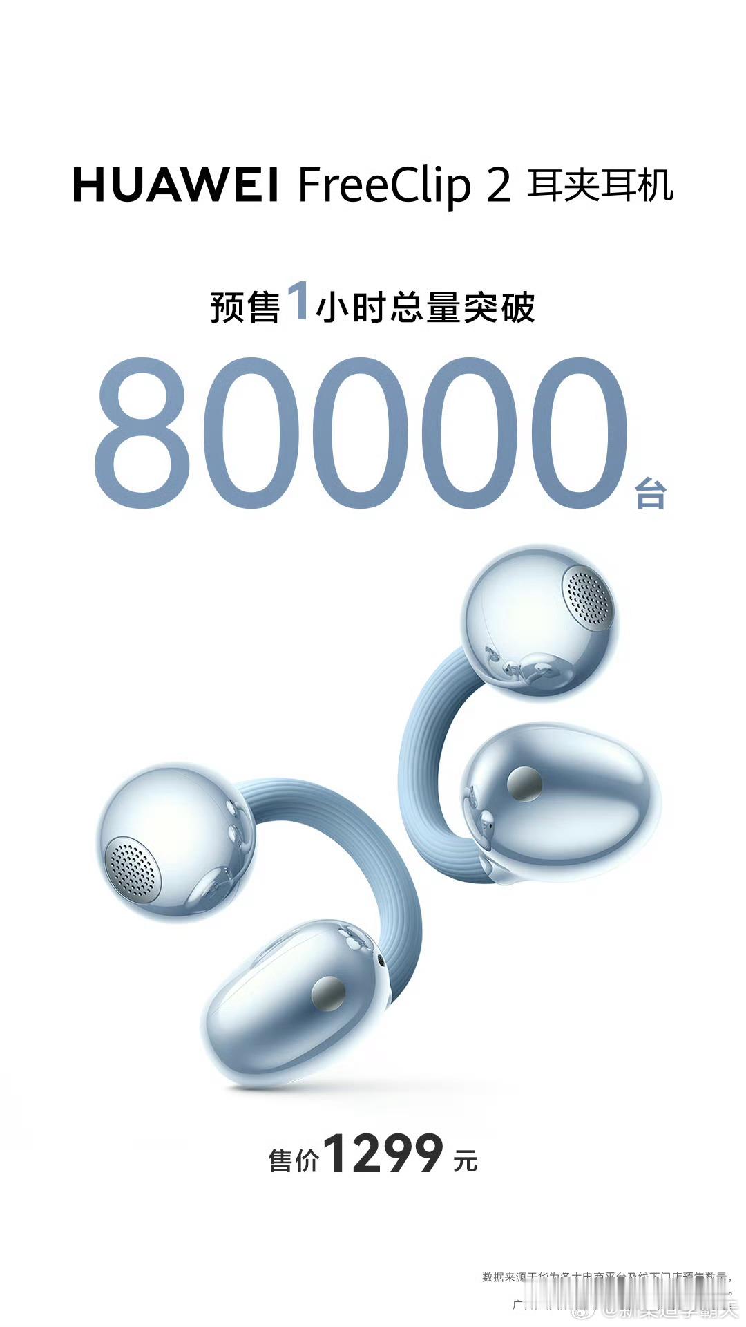 你们提车，我提耳机很荣幸成为这八万分之一[抱一抱]华为FreeClip华为Fre
