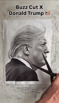 还可以这样给总统理发～