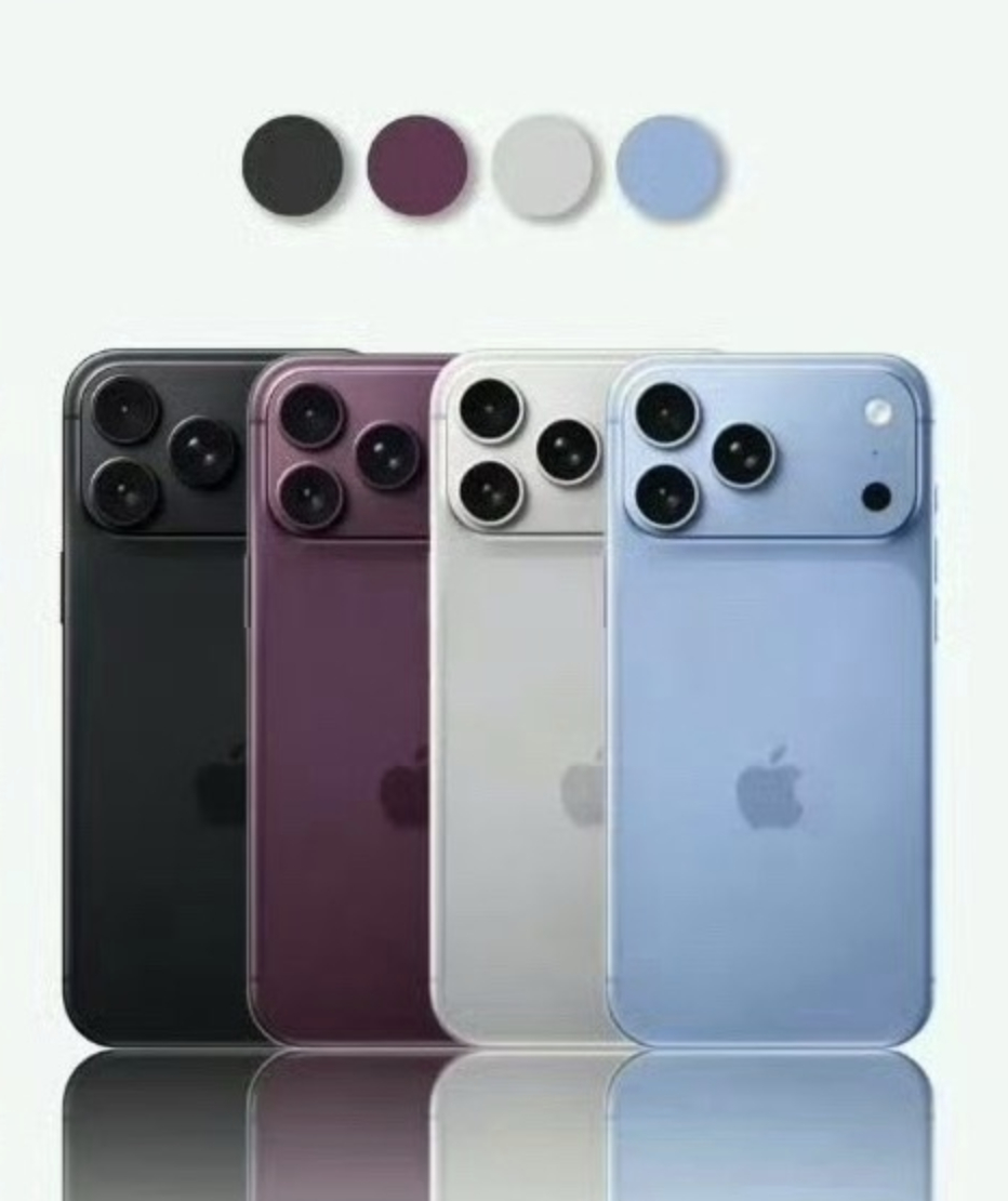 iPhone18ProMax配色 蓝色最好看，深樱桃红识别度最高，银色最百搭，你
