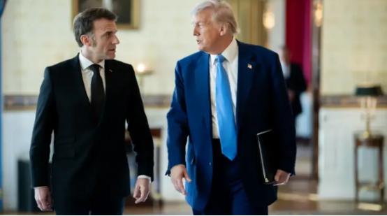 马克龙认怂真快！
 
突发！马克龙这脸变得也太快了，前一天还拍着桌子跟特朗普叫板