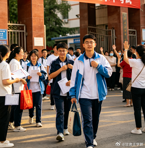 2026兰州中考今日开考今日考场为少年而设，四万余名兰州中考生奔赴逐梦之路✨三天
