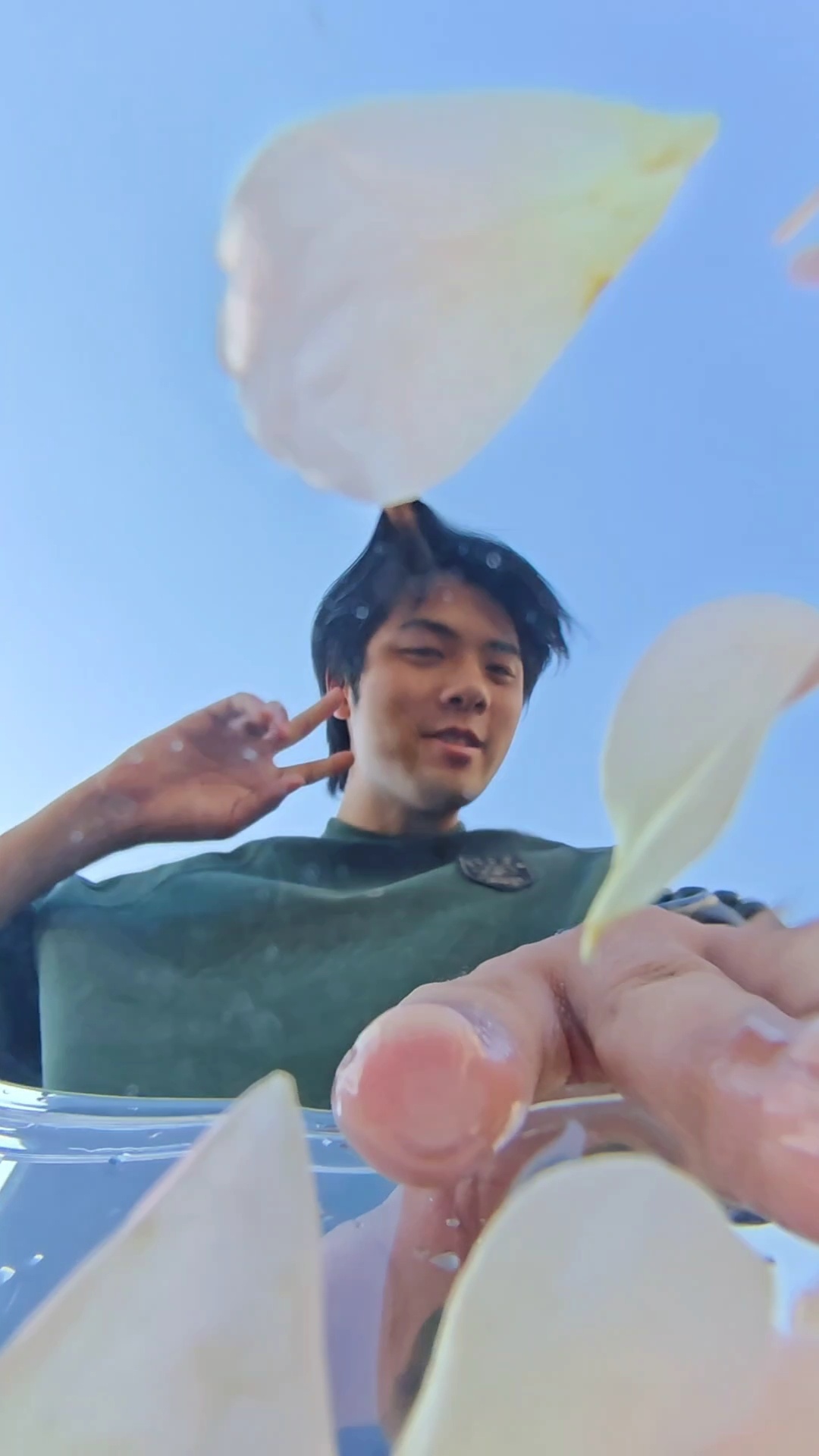 花瓣的水中世界[好喜欢] ​​​
