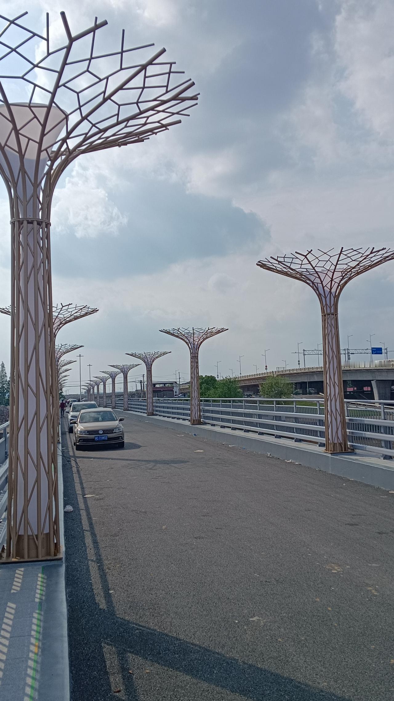 老桥，旧貌变新颜。
这是一座大家都熟悉的老桥。