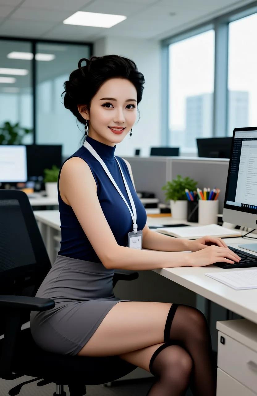 职场萌妹，甜美可人，工作日常💻✨