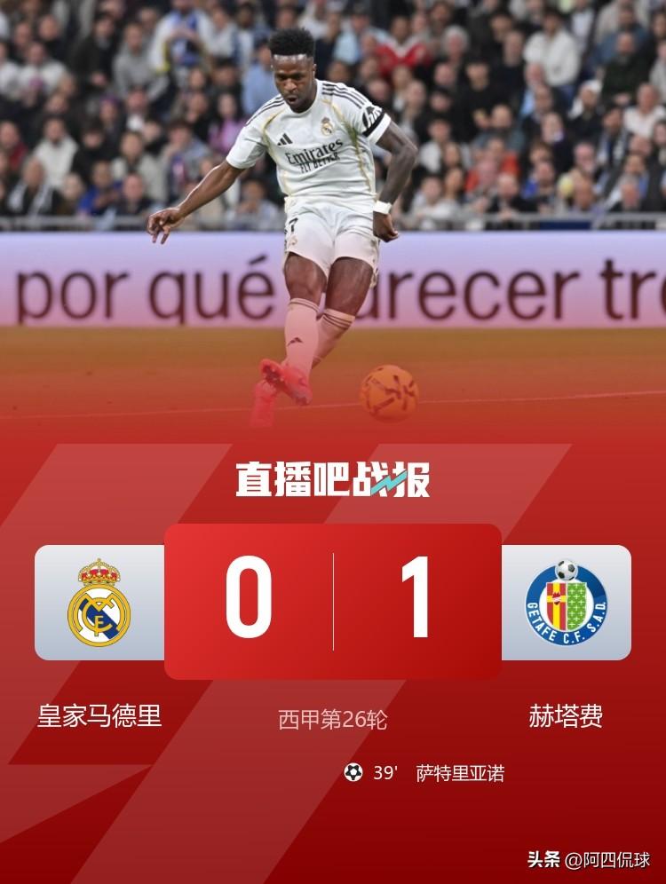 不得不说，皇马得了“姆巴佩依赖症”，缺少主力前锋姆巴佩，动不动就输球了。西甲联赛