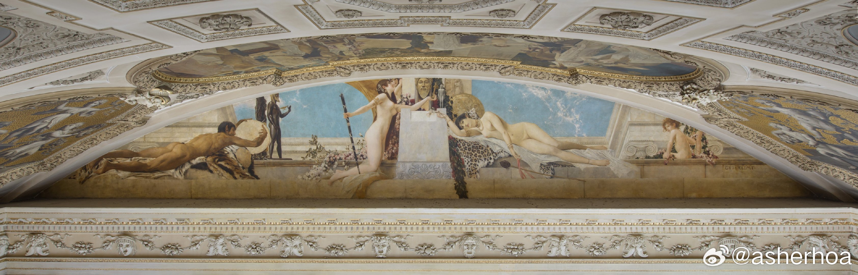 西洋历史文化鱼缸 奥地利分离派画家古斯塔夫·克里姆特（Gustav Klimt，