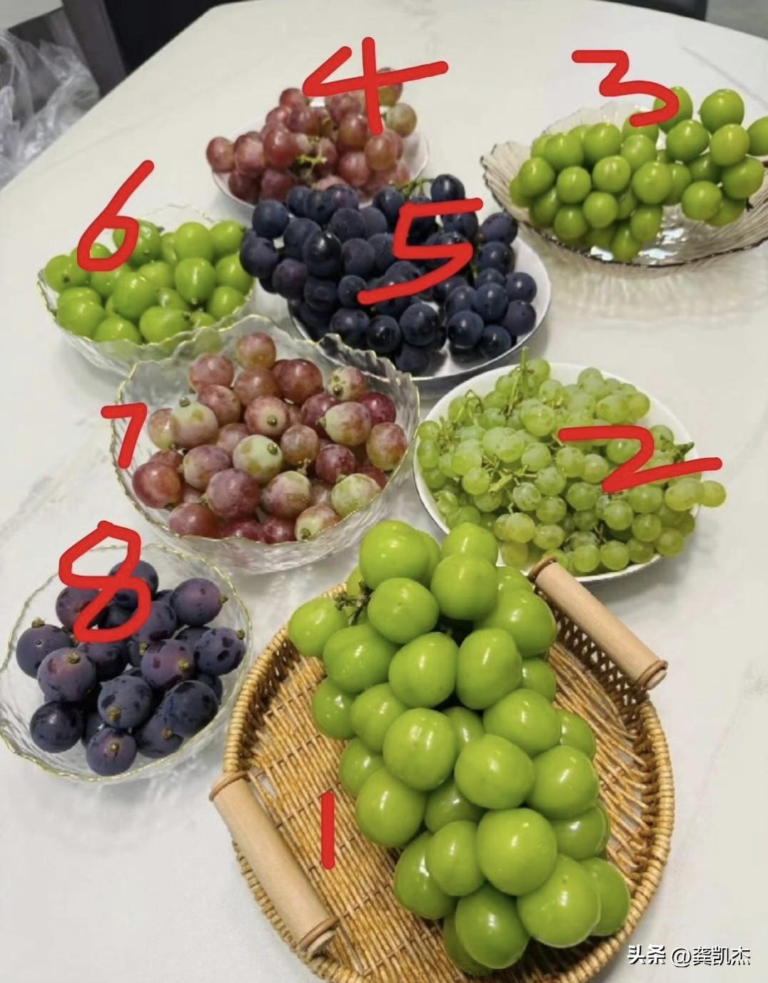 如果是你，第一个品尝几号葡萄？