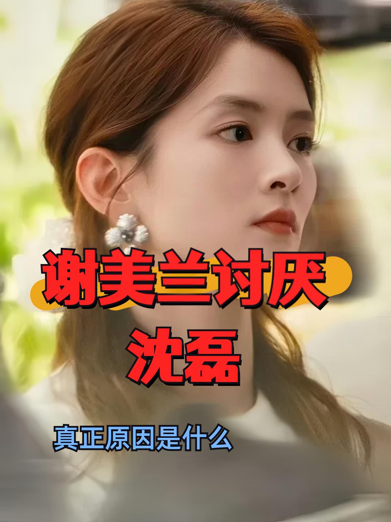 谢美兰讨厌沈磊的真正原因是啥，说白了就是男方不上进。


可是我好羡慕沈磊的工作