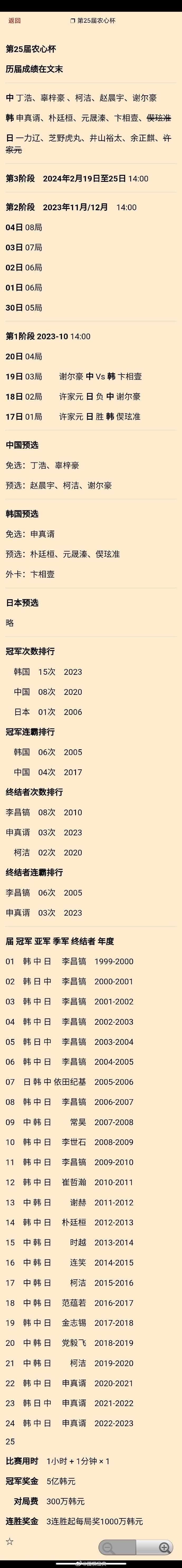 两个#围棋# 擂台赛今天中国都赢了 