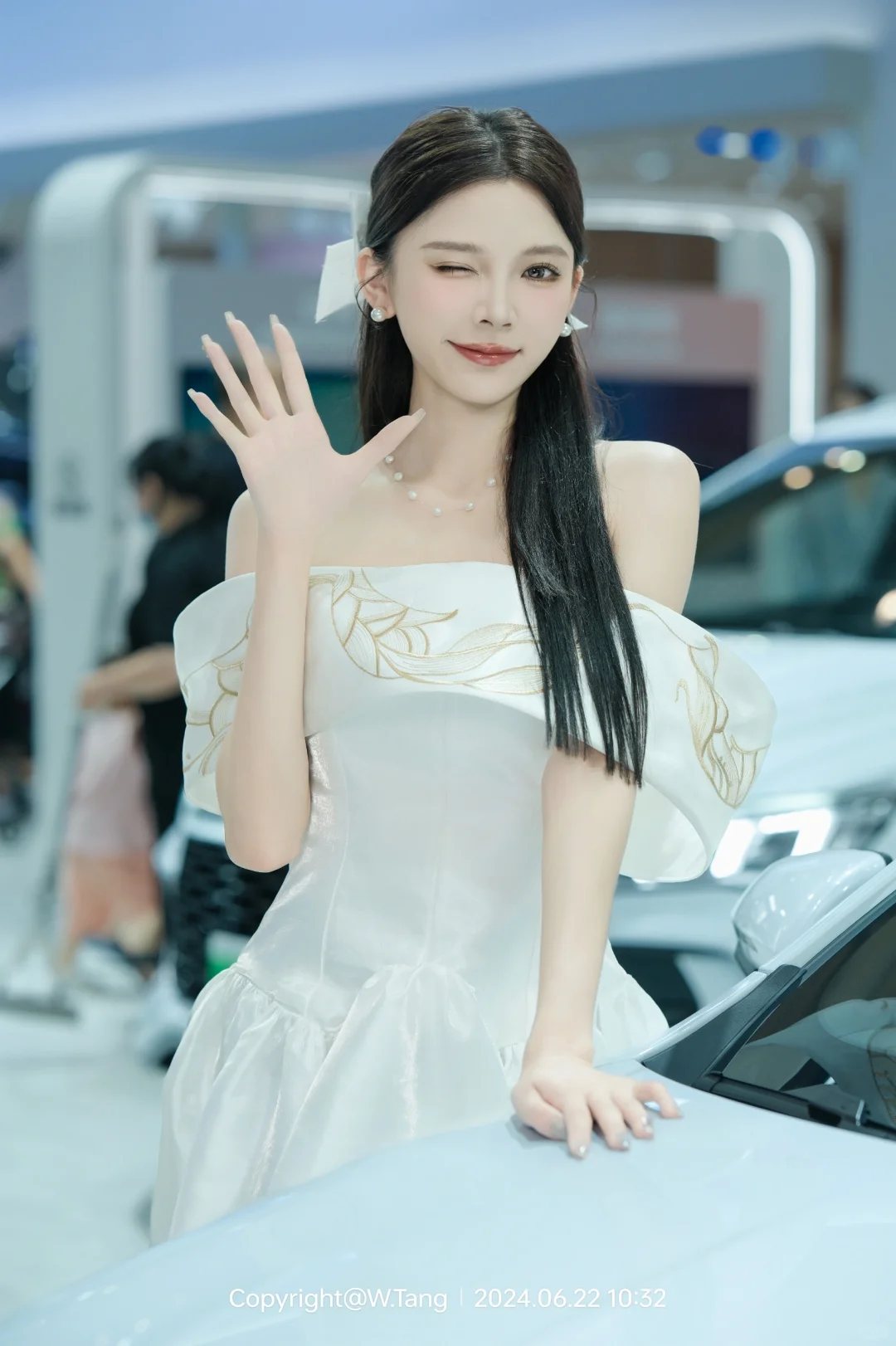 宁波车展｜赏心悦目的梦薇小姐姐