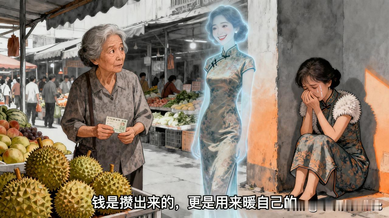 楼下张姐的存款折上躺着80万，每月5千退休金足够安稳，可昨天她对着镜子红了眼——