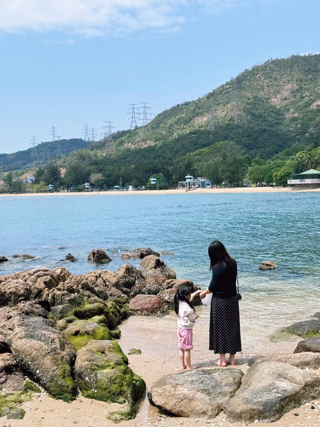 香港沙滩｜带娃免费玩沙挖贝看日落🌅