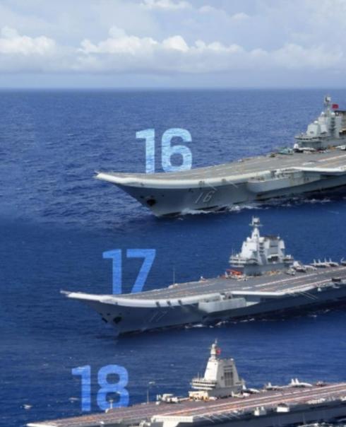 中华人民共和国正式向全世界宣告两件大事： 第一件就是，我们的福建舰航母正式服役了