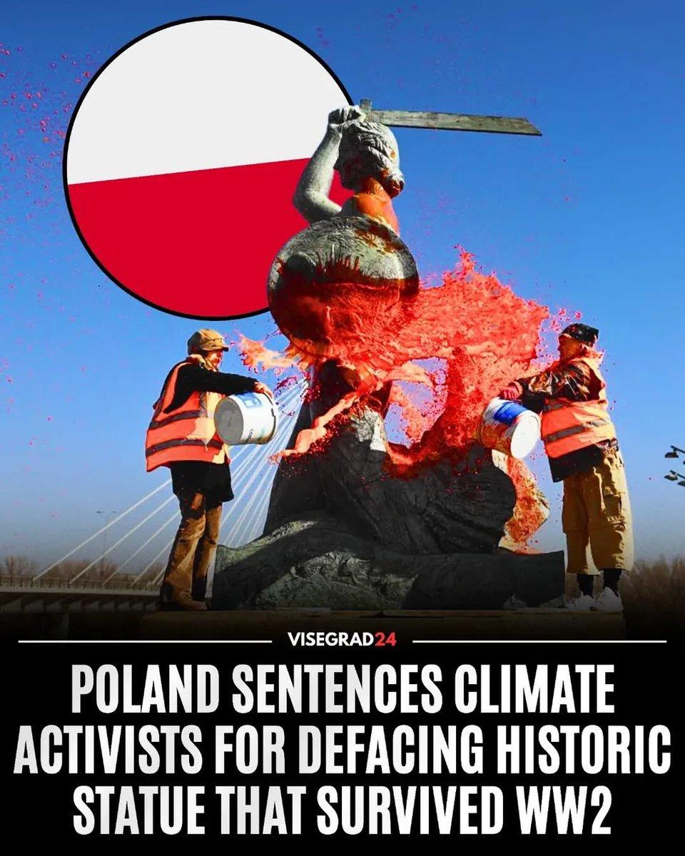 华沙一家法院判处两名波兰气候活动人士六个月社区服务，并需赔偿共计合1.4万欧元，