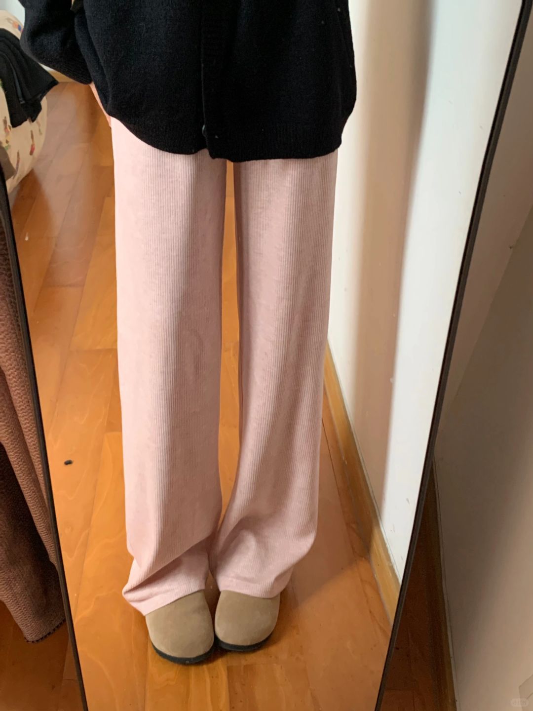 158/105微胖梨形穿秋冬糯米裤好显瘦！🥰