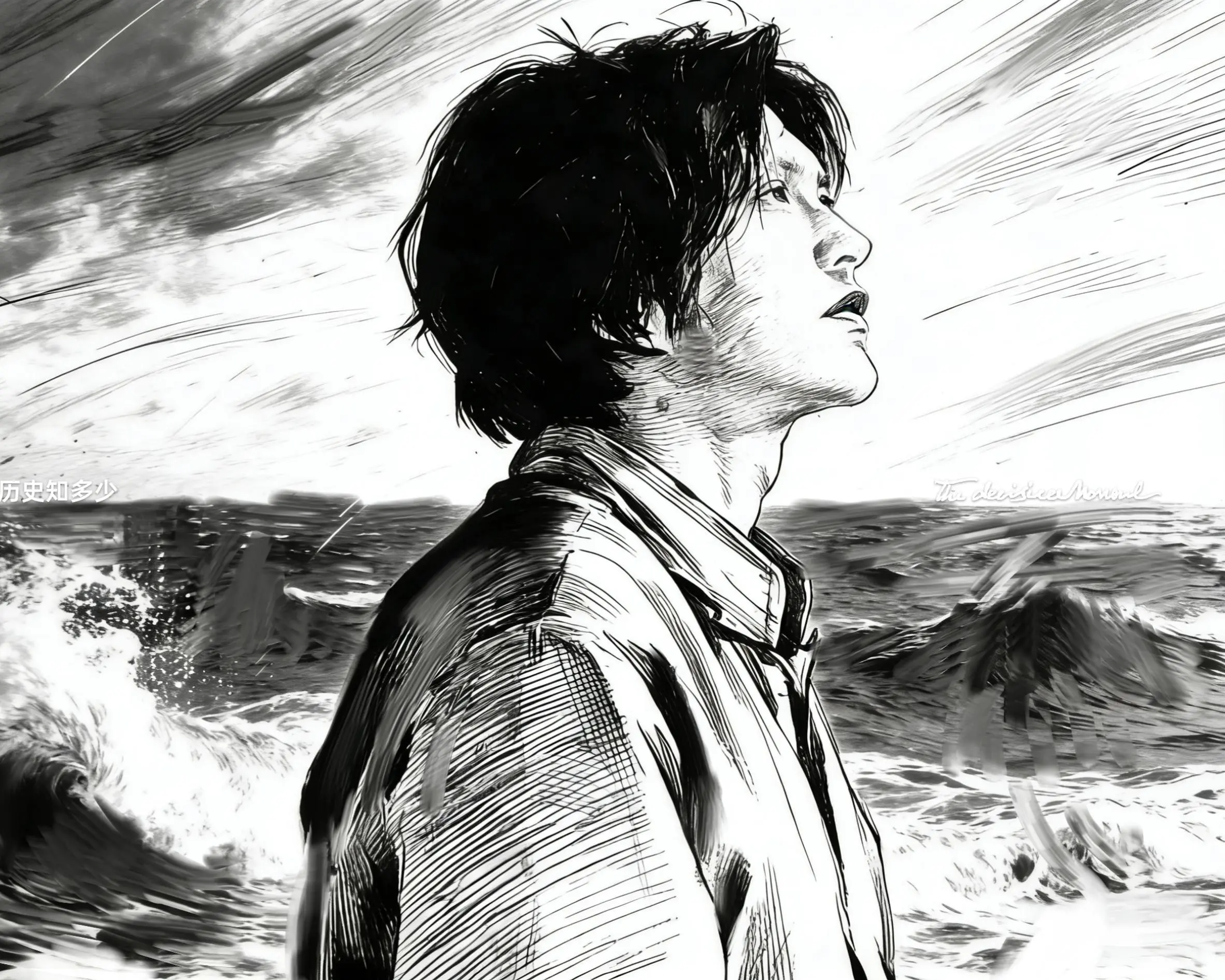 他的性格就是这样，越是大江大河，他越是要去；越是风大浪险的地方，他越是要闯