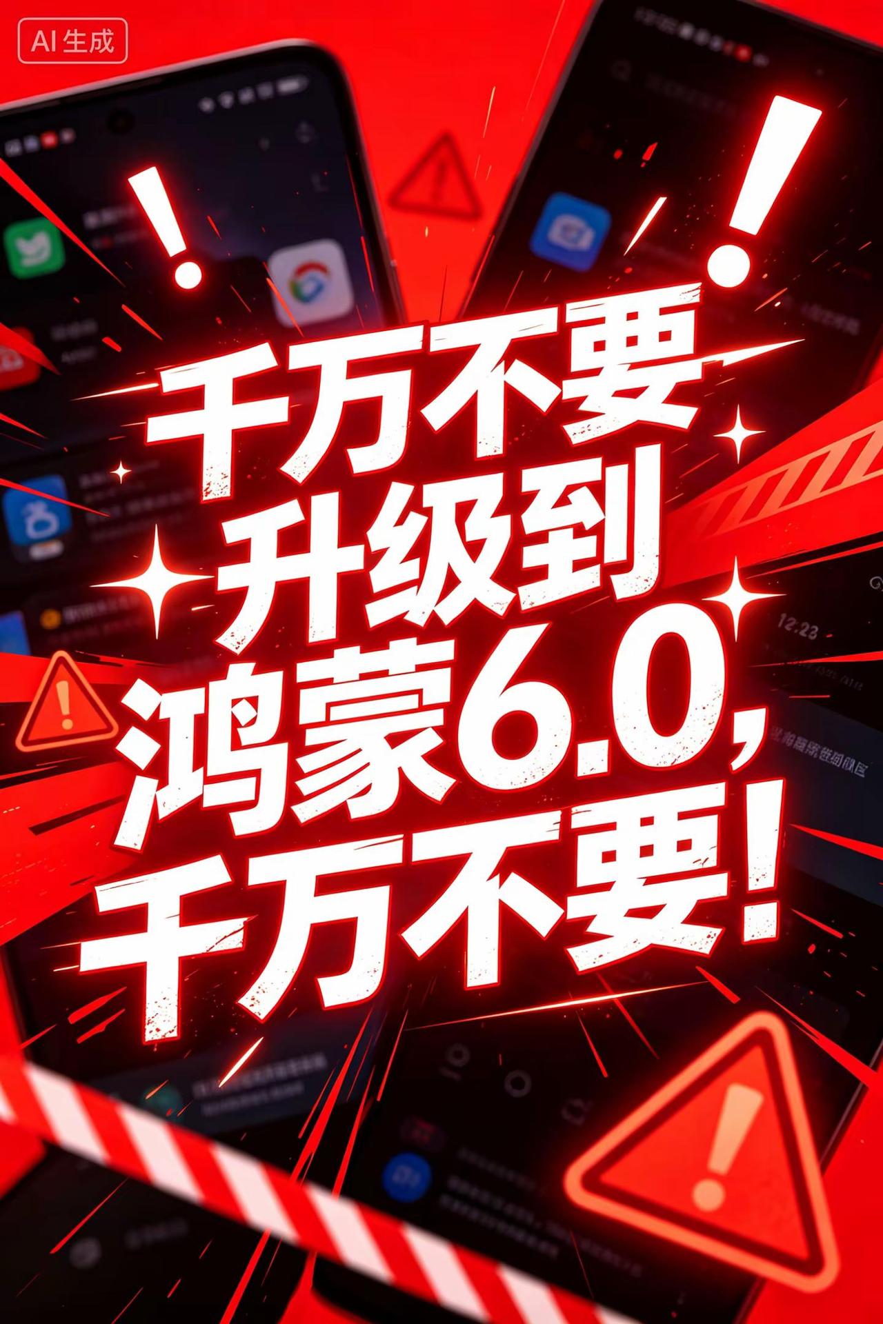 千万不要升级鸿蒙6 谁用谁蒙圈