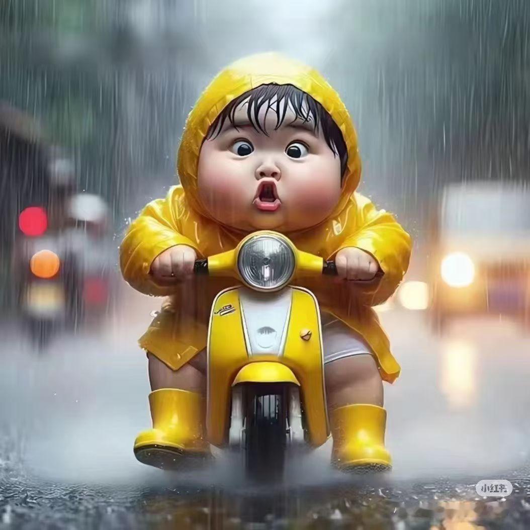今天下雨，不想下楼，再加上腿烫伤了一大块，穿裤子不方便，主要是怕把伤口皮蹭掉了，