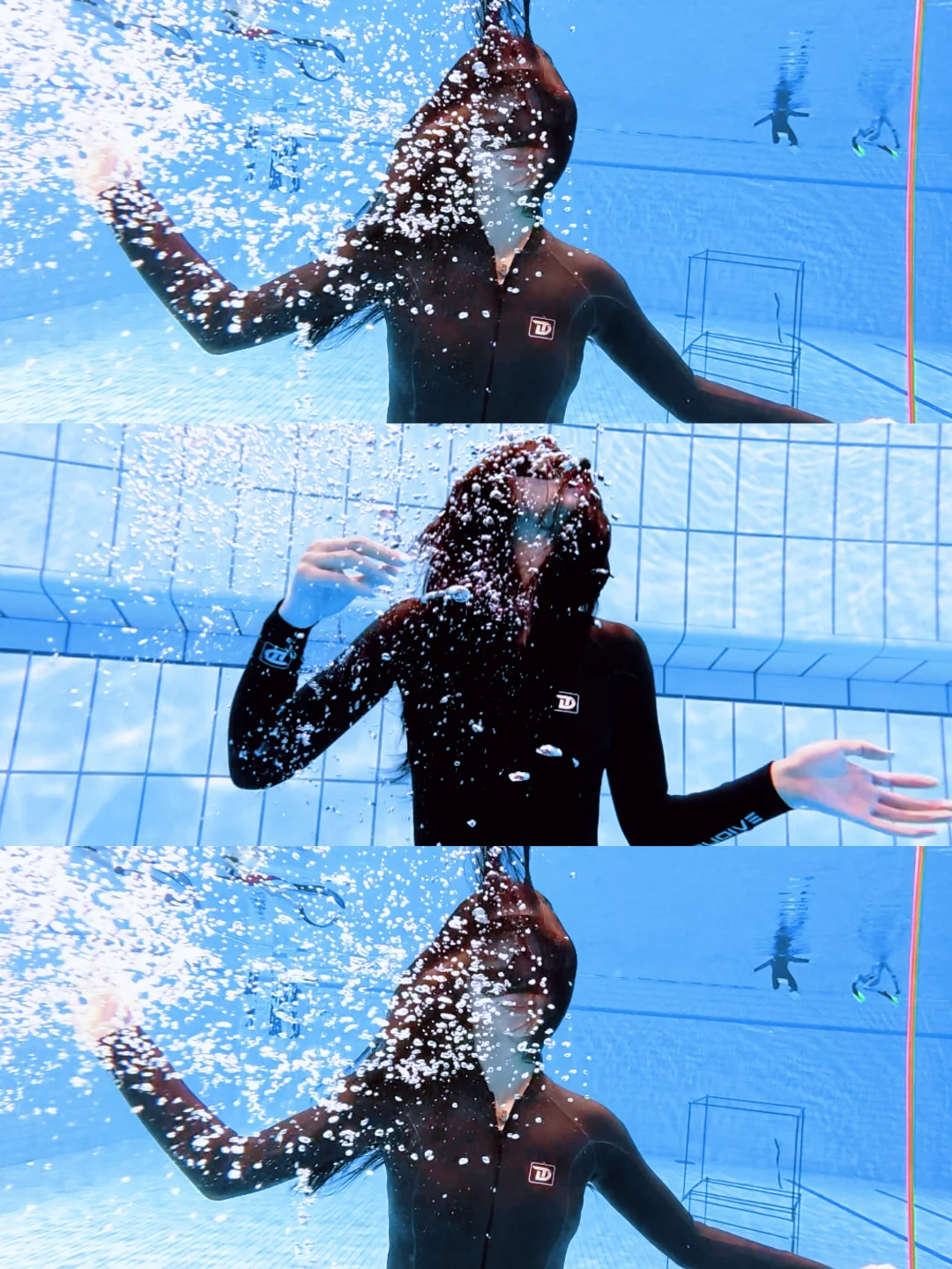 终于会在水里吐泡泡啦🫧