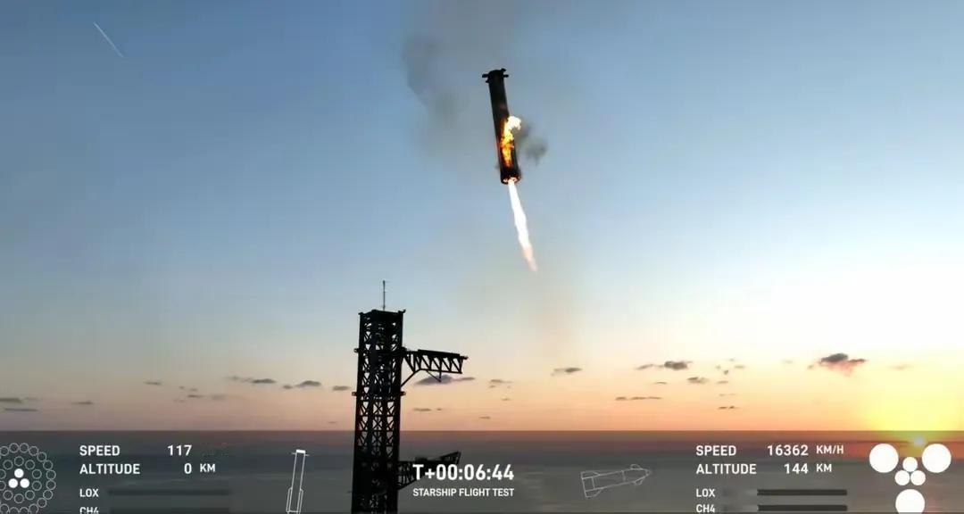 马斯克又创造了一个世界第一！
听说了吗，近日SpaceX“星舰”第五次试飞采用了